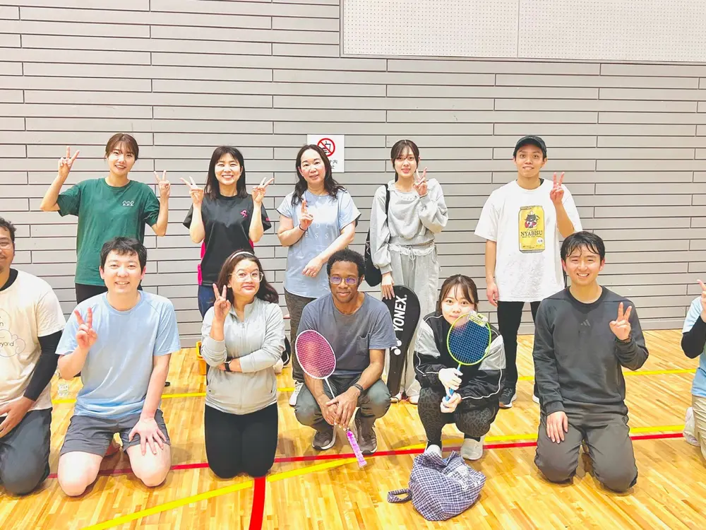 国際交流バドミントンに参加した皆さん